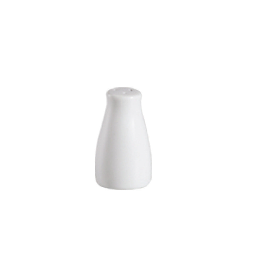 CAC China 101-PS Lincoln Pepper Shaker 1-3/8"L X 1-3/4"W X 3-1/2"H Round