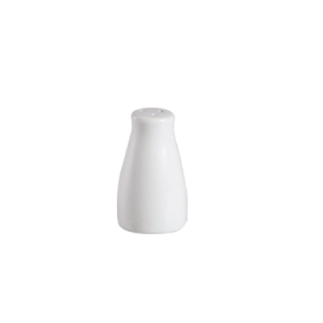 CAC China 101-PS Lincoln Pepper Shaker 1-3/8"L X 1-3/4"W X 3-1/2"H Round