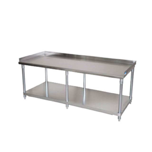 BK Resources SVET-7230-6 Equipment Stand 73"W X 30"D X 26"H Reinforced 18/430 Stainless Steel Top