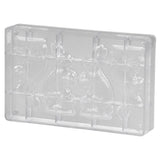 JB Prince K837 Chocolate Mold 4 Forms 5-2/8 "H
