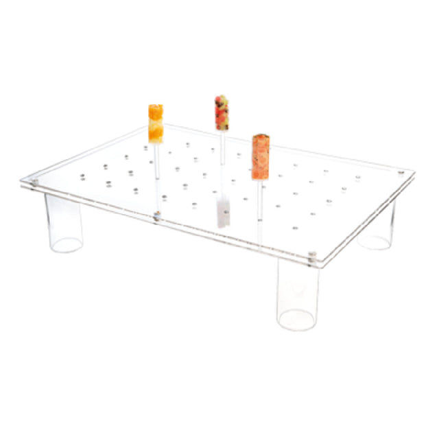 JB Prince R740 40 Comatec Push Pop Stand 19"L X 13"W 40 Holes