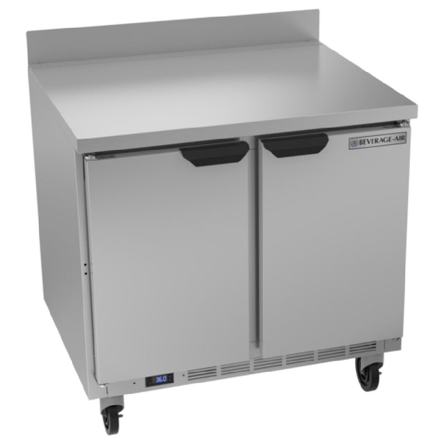 Beverage Air WTR36AHC Worktop Refrigerator Two-section 36"W