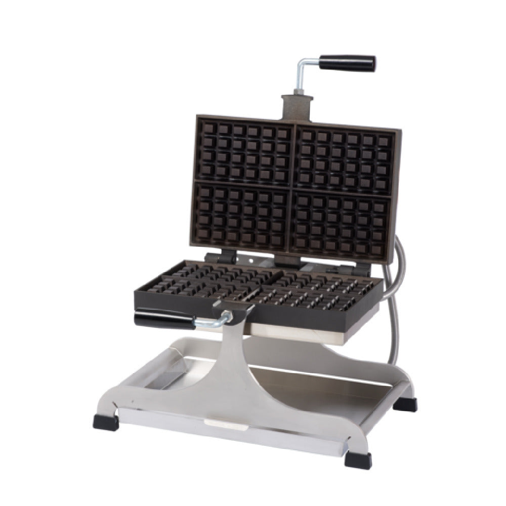 Eurodib WECCBEAT Krampouz Waffle Maker 4x6 Brussels Swivel