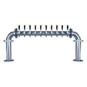 Micro Matic BG-U-10KR Biergarten "U" Draft Beer Tower Countertop 46-3/4"W X 18-7/8"H