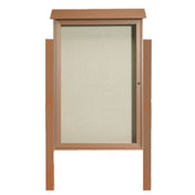 Aarco PLD4832DPP-5 Message Center 32"W X 48"H Freestanding