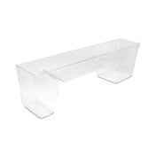 Steelite DFBFB276DM04 Food Bin With Falso Bottom 2.5 Gal. 27"W X 6"D X 7-1/2"H