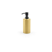 FOH RSP011GOS22 12oz Brushed Stainless Pump Matte Brass With Matte Black Top