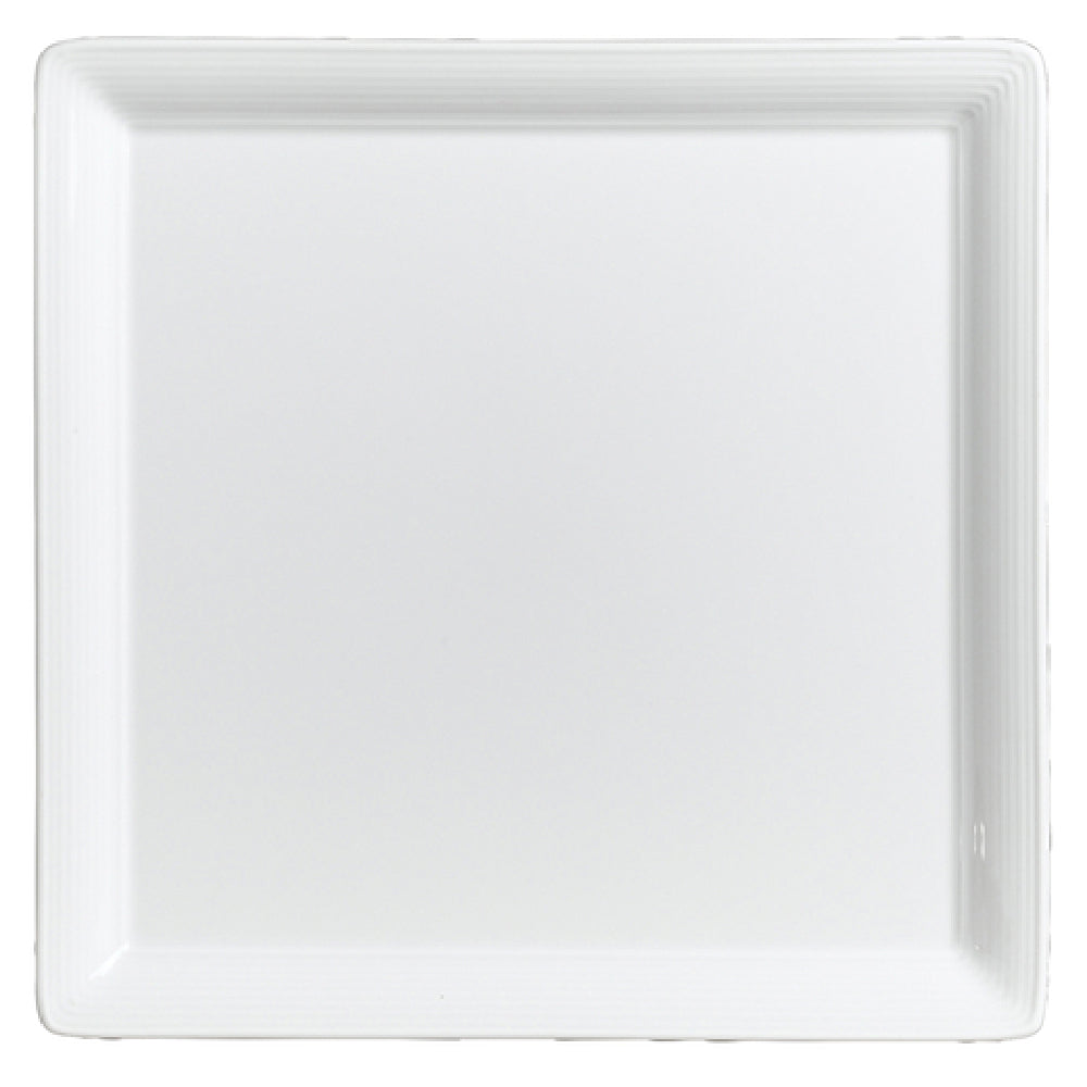 Steelite 6300P103 Square Tray Embossed 11.5" X 11.5"Aura Rene Ozorio