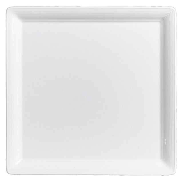 Steelite 6300P103 Square Tray Embossed 11.5" X 11.5"Aura Rene Ozorio