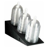Dispense-Rite ADL-3 - Dome Lid Organizer, Countertop Or Surface Mount, 3 Section