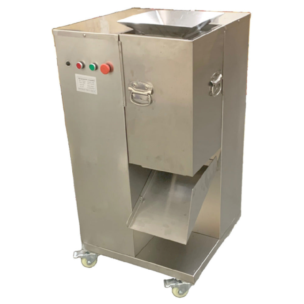 Uniworld UMC800-10 - Meat Cutting Machine, Floor Model, 10mm Cutting Blades