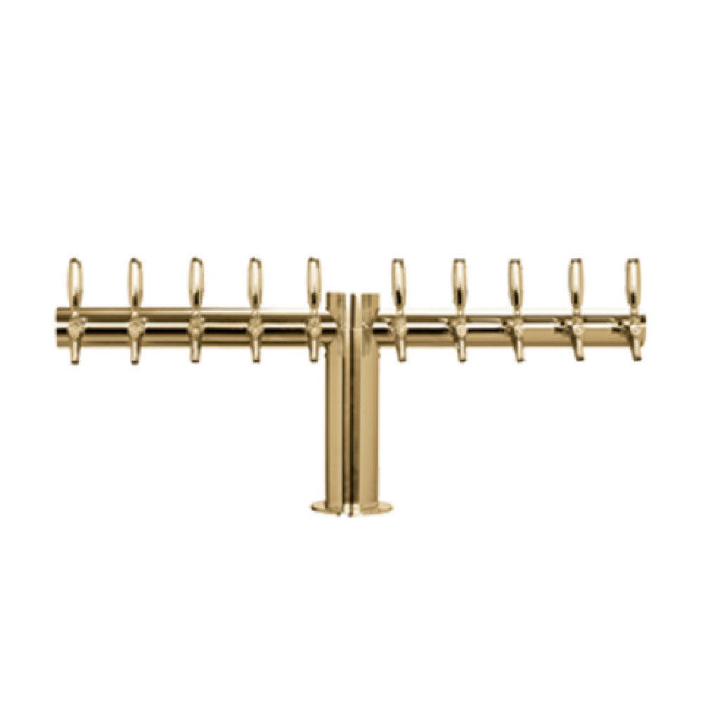Micro Matic METRO-T-10PVDKR Metropolis "T" Draft Beer Tower Countertop 34"W X 16"H