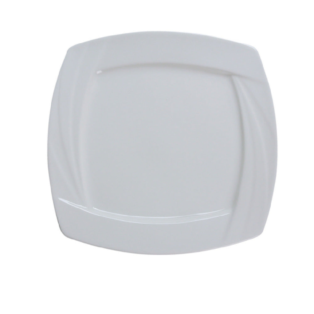 Yanco MM-10-SQ Miami Plate 10"L X 10"W Square