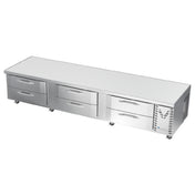Victory CBR112HC Chef Base Refrigerator Powered By V-Core™ Three-section