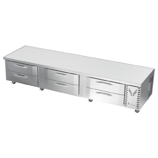 Victory CBR112HC Chef Base Refrigerator Powered By V-Core™ Three-section