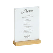 Cal Mil 23185-811-21 Sydney Card Holder 8.5"W X 3"D X 12.25"H Oak