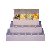 American Metalcraft CD5 Bar Condiment Holder 5 Box 14-3/4"L X 5-3/4"W X 3-1/2"H