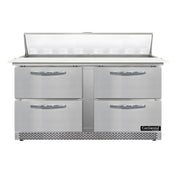 Continental Refrigerator D60N16C-FB-D Designer Line Sandwich Unit Front Breather