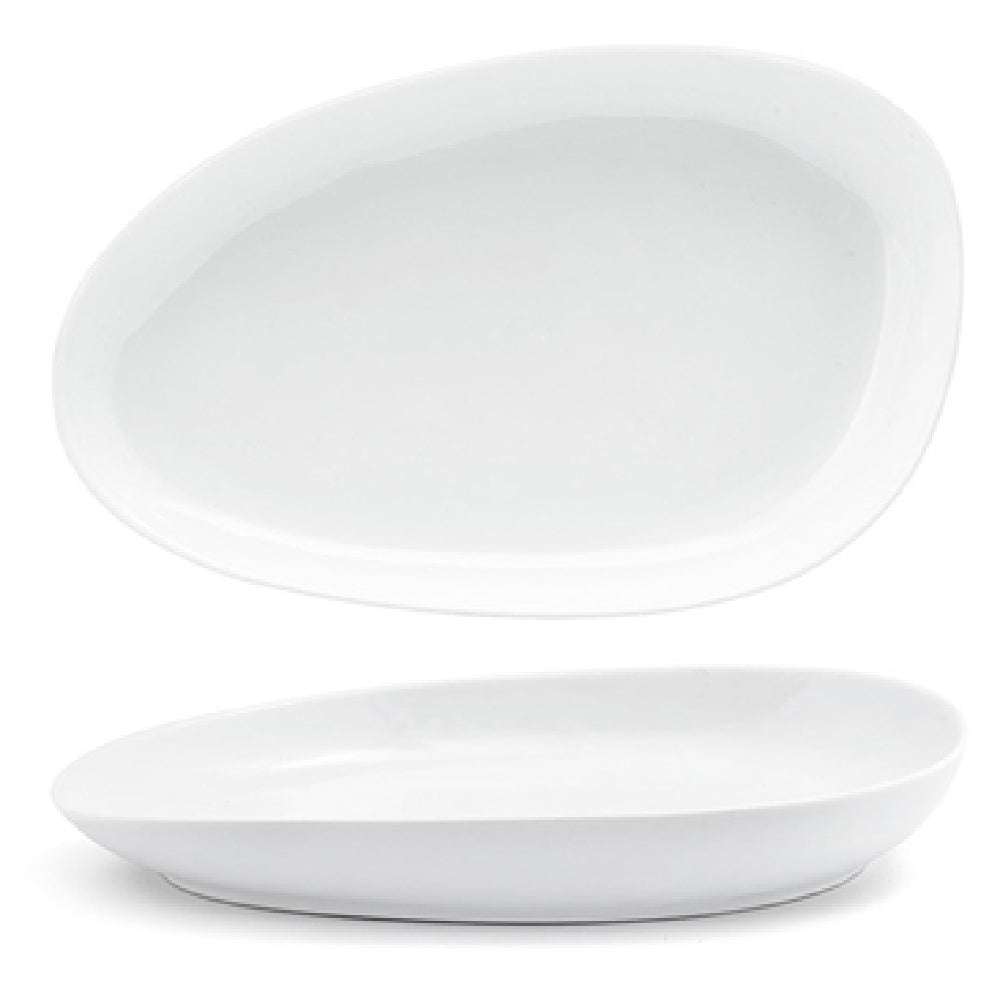 FOH DDP062WHP22 Kiln® Plate 11" X 7" X 1-1/2" Oval