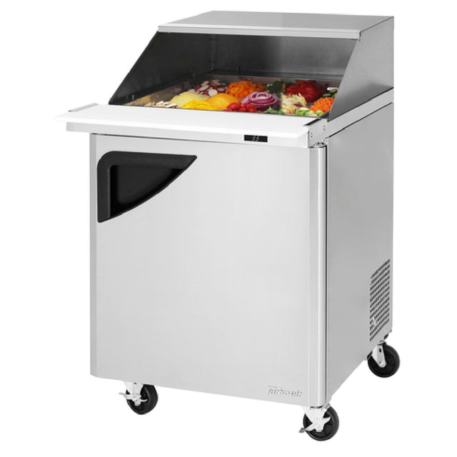 Turbo Air TST-28SD-12-N-SL Super Deluxe Sandwich/Salad Mega Top Unit With Slide-Back Lid