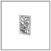 BauscherHepp VE-38028 Venta® Metal Panel With Cut-out Decor "LEAF" To Cover The Side Of The Buffet Table