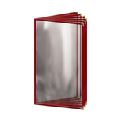 Risch TE-12V 8.5X14-NYLON Deluxe Sewn Nylon Menu Cover (specify Color) 8-1/2" X 14"
