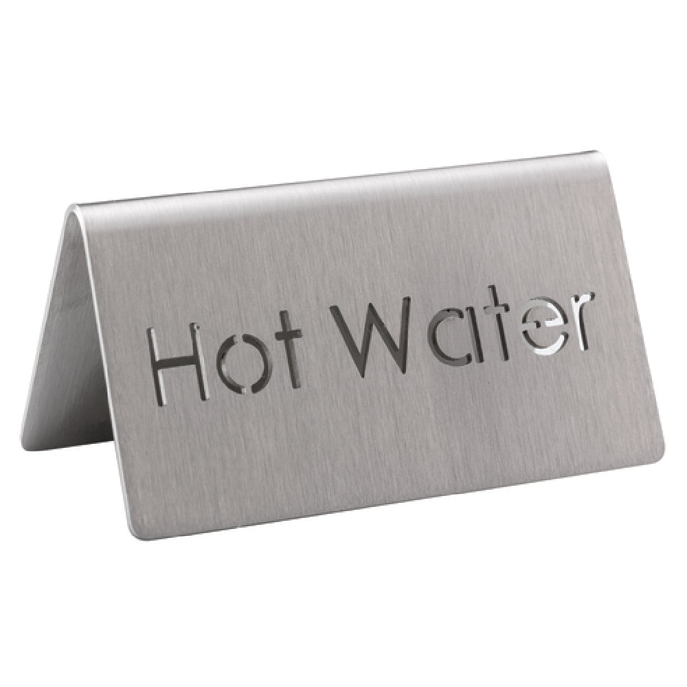 Service Ideas 1C-BF-HOTWATER-MOD Beverage ID Tent "Hot Water" 1-1/2"H X 3"W