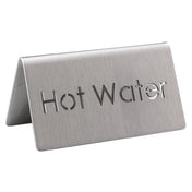 Service Ideas 1C-BF-HOTWATER-MOD Beverage ID Tent "Hot Water" 1-1/2"H X 3"W