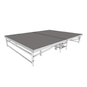 Forbes Industries 4150 Stage 6' X 8' Dual Height: 16" 24"H
