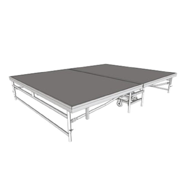 Forbes Industries 4140 Stage 4' X 8' Dual Height: 16" 24"H