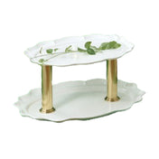 Bon Chef 2030DTFGLDREVISION Display Stand 2-tier 24" X 19" X 10"