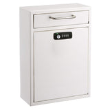 Alpine Industries ADI631-04-WHI-KC Mailbox 11-1/4" X 4-3/4" X 16-1/4"H Wall Mountable