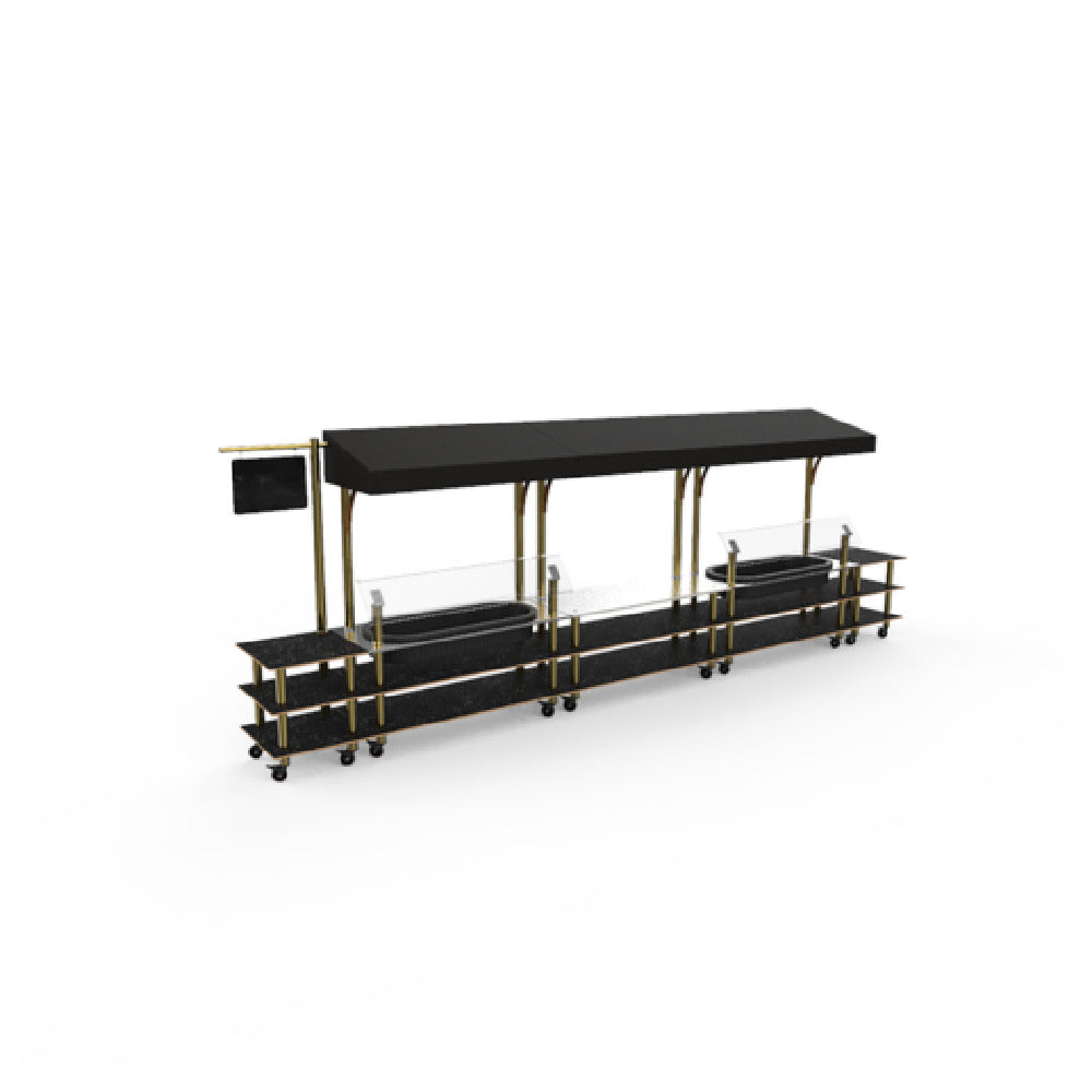 Steelite MGCMLA08MBBW Market Station Mixed Materials (minimum = Case Quantity 1 Per Case) (repack Item)