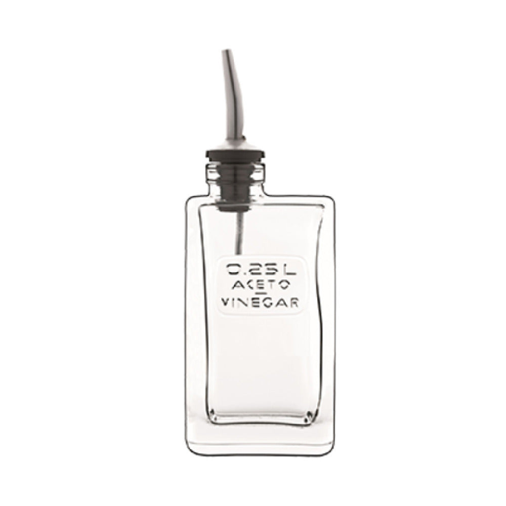 BauscherHepp 11603/01 Vinegar Pouring Bottle 8.5 Oz. (9.5 Oz. Brimful) 3"L X 2"W X 7-3/4"H