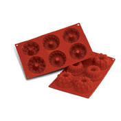 Louis Tellier SF132 Silikomart Siliconflex Mold Mini Fantasy Makes (18) 3/5 Oz. Pieces (1-1/2" Dia. 4/5" H)
