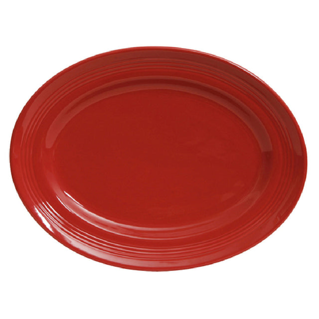 Tuxton CQH-136 Platter 13-3/4" X 10-1/2" Oval