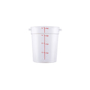 CAC China FS1P-4C Food Storage Container 4 Qt. Round