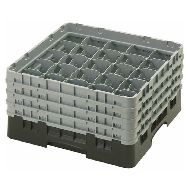 Cambro 25S800110 Camrack® Glass Rack With (4) Soft Gray Extenders Full Size