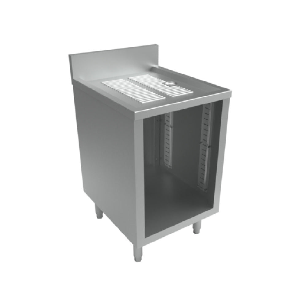 BK Resources UBC-1821 Under Bar Cabinet 18"W X 21"D Base 18" Drainboard Top