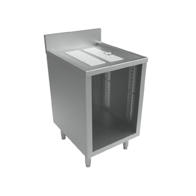 BK Resources UBC-1821 Under Bar Cabinet 18"W X 21"D Base 18" Drainboard Top