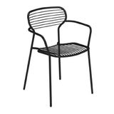 Emuamericas, Llc E1301-24 - Apero Stacking Armchair, Outdoor/indoor, Steel Rods Back And Seat
