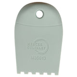 Mercer Culinary M35613 Silicone Plating Wedge 5mm Square Notch 3/4" X 2-1/2" Overall Dimensions