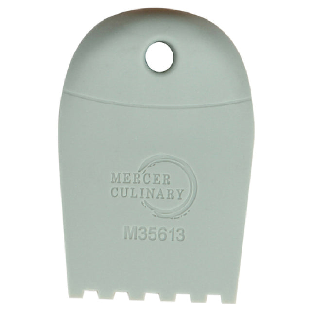 Mercer Culinary M35613 Silicone Plating Wedge 5mm Square Notch 3/4" X 2-1/2" Overall Dimensions