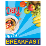 Hubert 20397 - Magnetic Sign, "Start Your Day", 17"L X 21-1/2"H