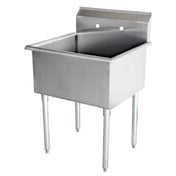 Omcan 22121 (22121) Pot Sink (1) 18" Front To Back X 18" Wide X 13" Deep Bowl