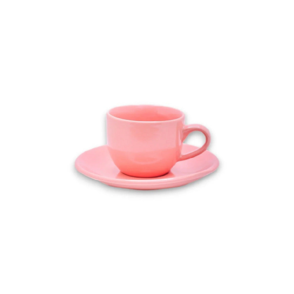 By The Earth Living CM073 Tea Cup & Saucer 5.5" Dia. Saucer 6 Oz Cup