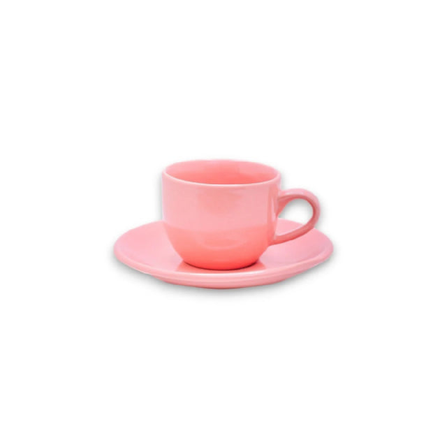 By The Earth Living CM073 Tea Cup & Saucer 5.5" Dia. Saucer 6 Oz Cup