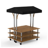 Steelite MGCMLB22BSBW - Back To Back Market Station, 71.0" X 59.0" X 96.0", Modular
