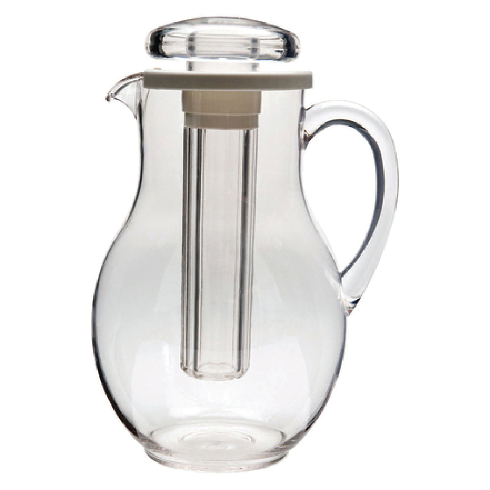 Service Ideas MWP30SB Ice Tube Pitcher 3.0 Liter (101.4 Oz.) 6-1/2" X 8" X 11-1/4"