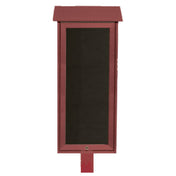 Aarco OPLD3416LSPP-7 Slimline Message Center 16"W X 34"H Freestanding